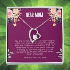 To My Mom Necklace Gift, Mother's Day Gift, Birthday Gift, Anniversary Gift.