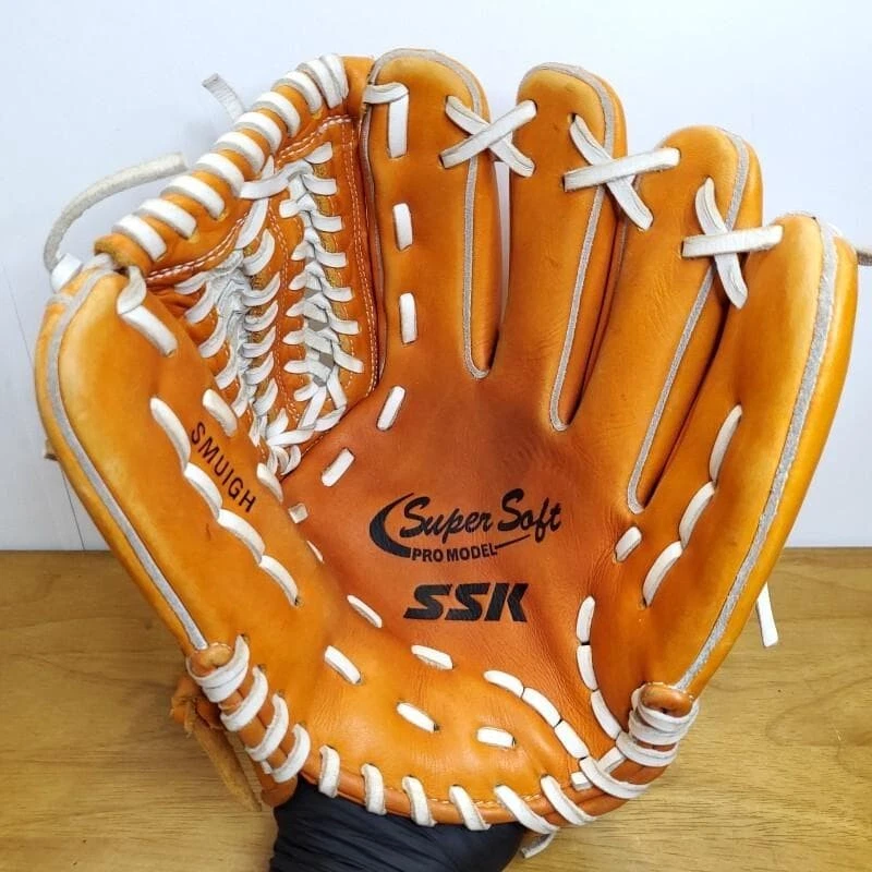 SSK Motohito Iguchi Model Infield Soft Baseball Glove 6S Adult Rare - Image 3 of 4