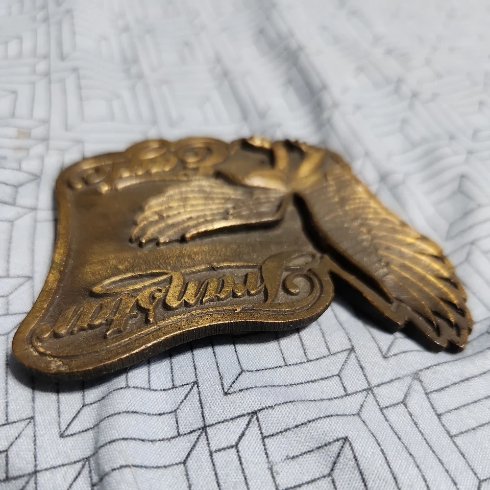 VINTAGE TRANSTAR EAGLE BELT BUCKLE - Image 3 of 4