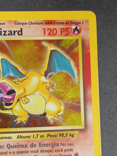 CGC Portuguese Charizard 1999 Base Set 4/102 Holo Pokemon Card - Picture 6 of 14