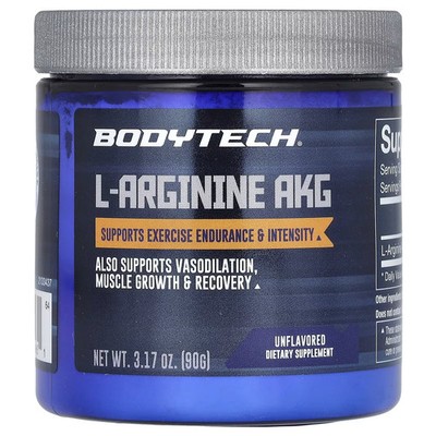 2 X BodyTech, L-Arginine AKG, Unflavored, 3 g, 3.17 oz (90 g)