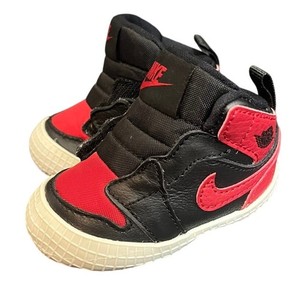 Nike Air Jordan 1 Retro OG Crib Bootie AT3745-023 Chicago Bred Red High 2C
