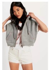 NWT Free People Movement Cropped Hooded Sweatshirt, Size L, MSRP 128