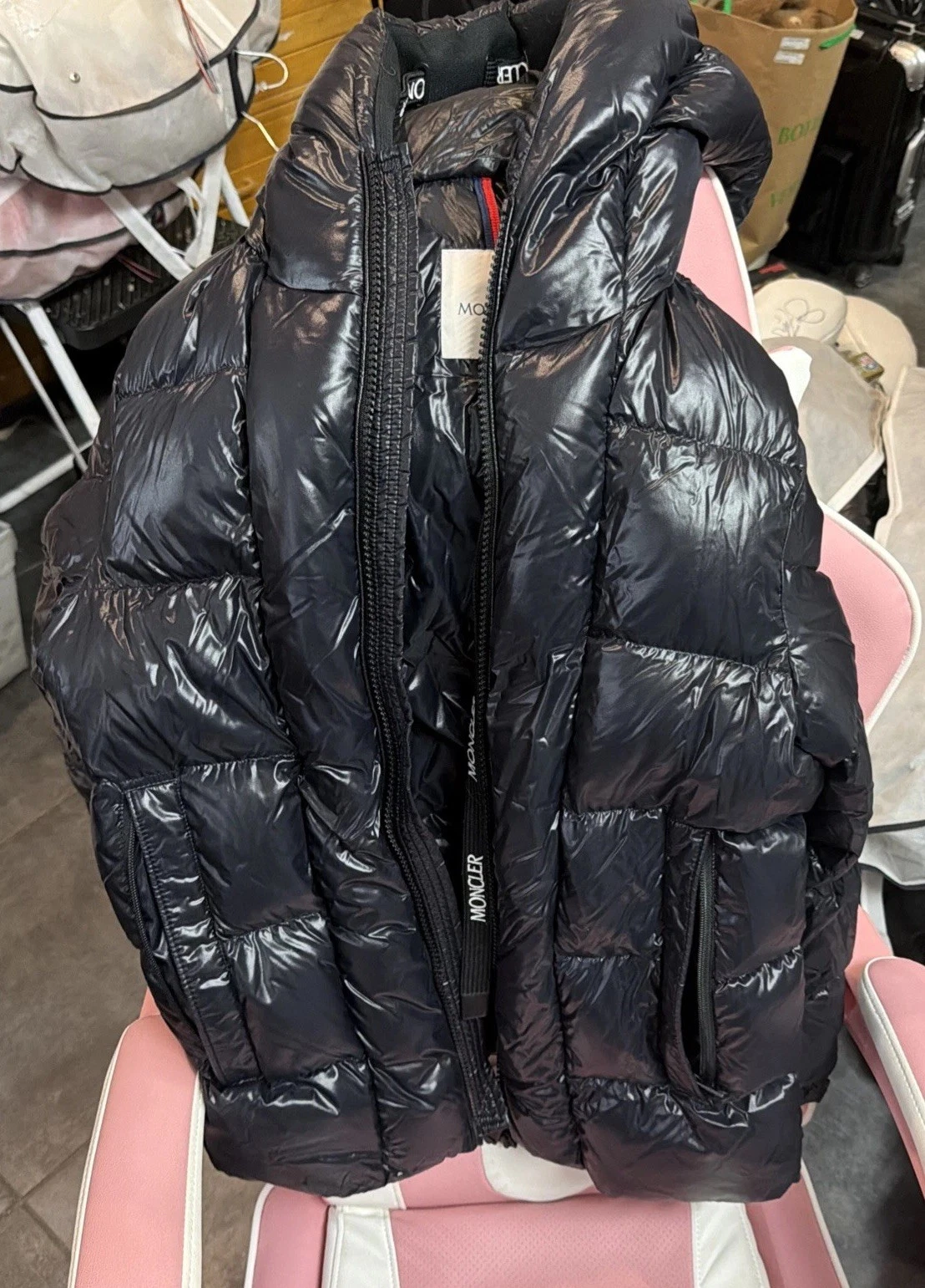 Authentic Moncler Giubbotto Dougnac Down Puffer Jacket Men Sz 1 image 1