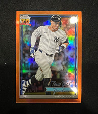 Topps 2026 Chrome Aaron Judge Yankees 1991 Insert 91CB-2 Orange 23/25