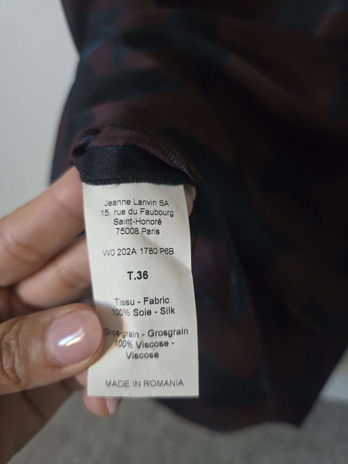 Authentic LANVIN Star Patterned Oversized  Dress … - image 4