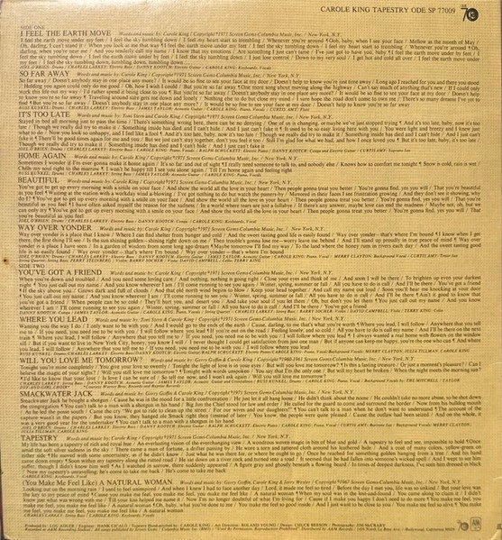 Carole King - Tapestry - Vinyl - Near Mint - Bild 2 von 2