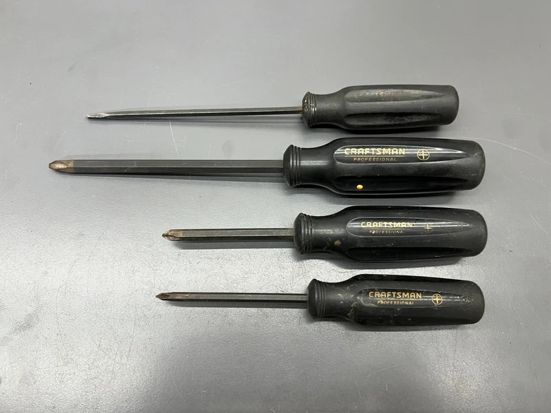 Craftsman Professional WF 4pc Screwdriver Set USA