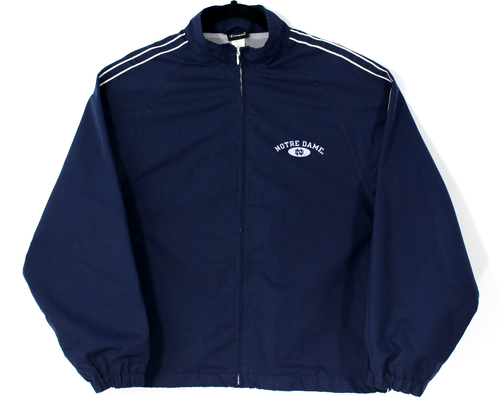 Champion Notre Dame Fighting Irish Tracksuit Jacket & Pants Navy Women's XL - Picture 2 of 16