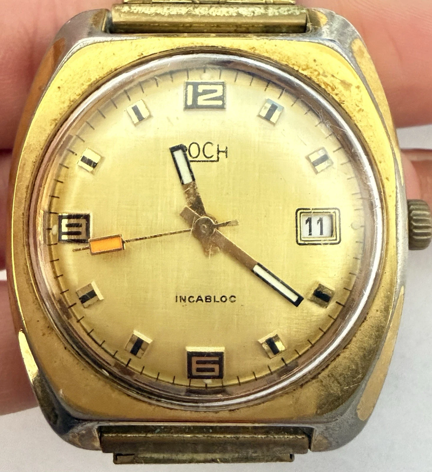 Montre À Gousset Bracelet Roch Incabloc Antimagnetic Qui Fonctionne