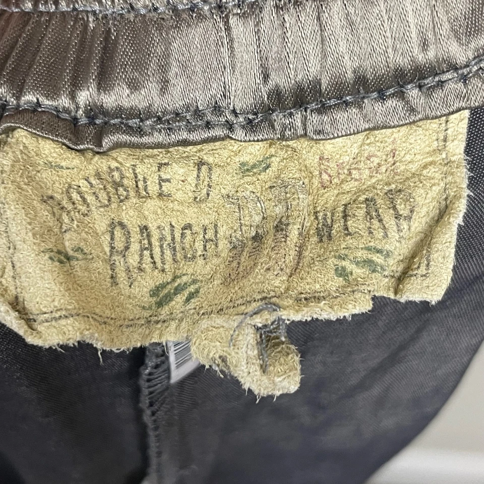 Double D Ranchwear 青铜缎面分层长裙 M 女牛仔西部草原核心 — 第 4/4 张图片