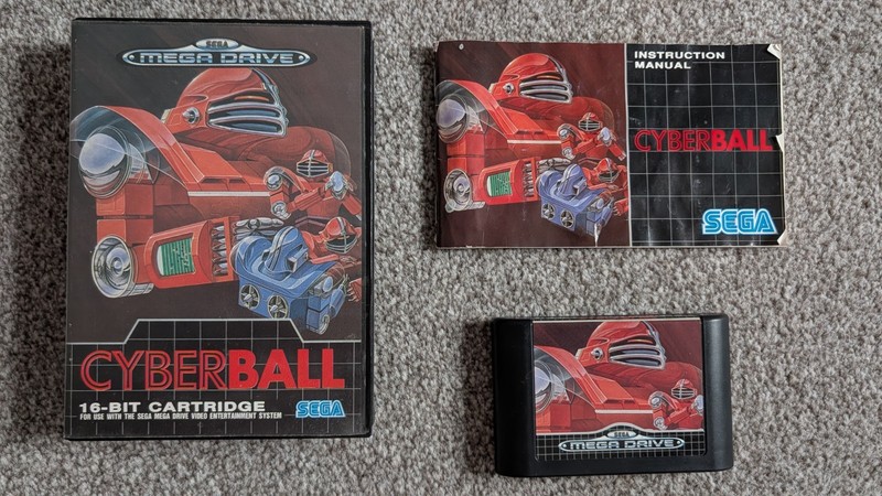 CyberBall - Sega Mega Drive - Boxed with Manual