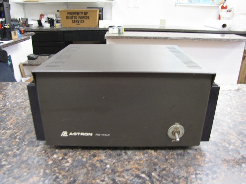 12V Bench Power Supply Astron RS-50A Linear Heavy Duty Made In USA  - MV4