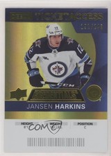 2021 Credentials 2020-21 Debut Ticket Access Yellow /249 Jansen Harkins #77 14d2
