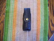 Dutyman 3621 Leather Black Mk 3 Mk III Mace OC Defense Spray Case Holder Holster