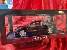 1:18 AUTOART RACING DIVISION MITSUBISHI LANCER WRC05 PLAIN BODY VERSION  BLACK