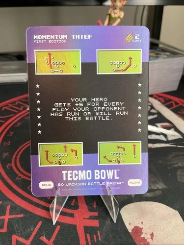 2026 Bo Jackson Battle Arena Tecmo Bowl Momentum Thief Bonus Play BPL8 Foil