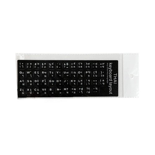 Thai Keyboard Stickers Button Letters Alphabet Super Durable for Laptop Desktop - Photo 9/9