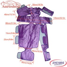 Air Pressure Pressotherapy Lymphatic Weight Loss Slimming Machine Suit 400W 110V