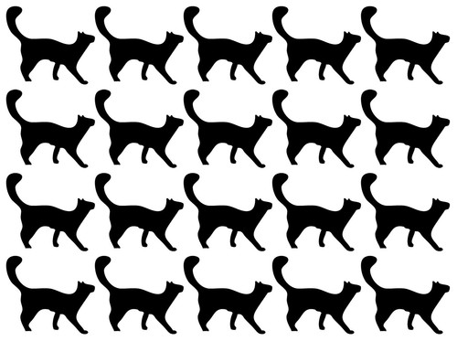 20 x Cat stickers, Crafting Scrapbooking Cardmaking, Wall Mirror Window - Picture 20 of 21