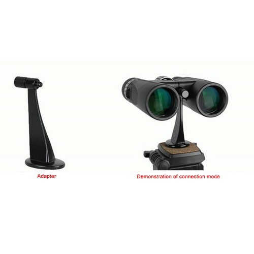 Fernglas-Stativadapter 1/4 Zoll Gewindehalterung für Dach- und Porro-Ferngläser - Bild 4 von 12