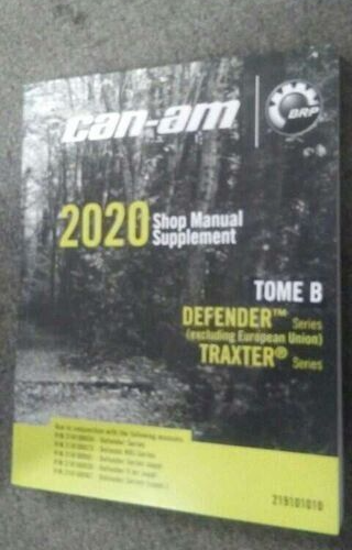 CAN-AM BRP 2020 SHOP MANUAL SUPPLEMENT DEFENDER TRAXTER SERIES TOME B 219101010 - Bild 4 von 6