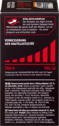 Balea MEN Tagespflege Anti-Falten Tagescreme Lift Effect, 50 ml - Bild 5 von 5