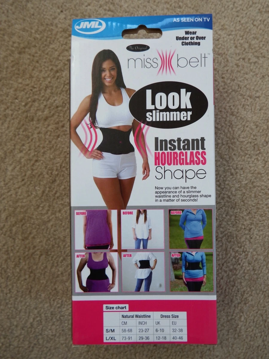 JML Miss Belt instant hourglass waist trainer shapewear corset Size small  6-10