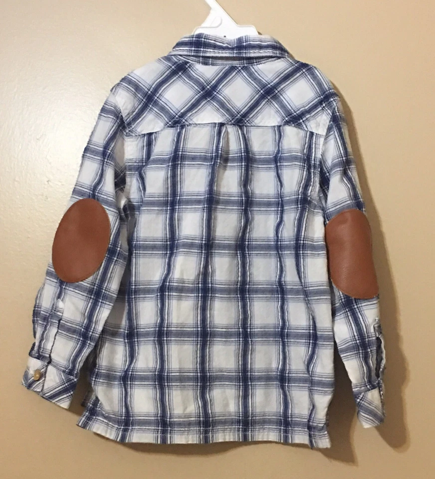 Camisa mangas larga para niño de 4 año a cuadro.(1) Foto 4 de 4