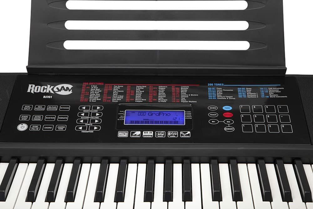 Rockjam Rj761 Sk 電子キーボード 61鍵 初心者セット ピアノ 当社の