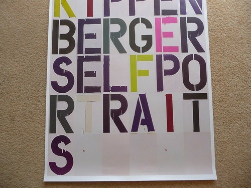 2005 Christopher Wool Martin Kippenberger póster original raro Luhring Augustin - Imagen 4 de 8