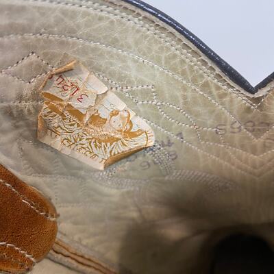 Vintage Dan Post Alligator Bias Cut Western Cowboy 6933 Boots Men\'s 8D Vintage Dan Post Alligator Bias Cut Western Cowboy 6933  main image 3