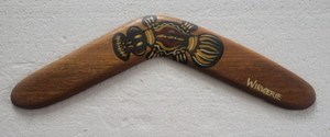 NICE ORIGINAL AUSTRALIAN BOOMERANG MARKED WIRIGERIE