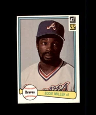 1982 DONRUSS BASEBALL CARD ATLANTA BRAVES #425 EDDIE MILLER