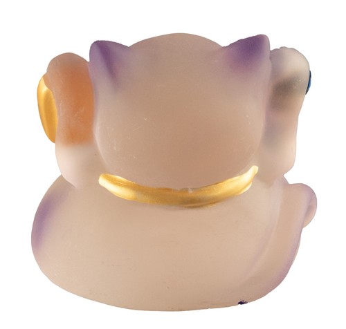 Chat Chanceux Maneki Neko en Résine Nuances Violettes 8 cm # 40732 - Picture 6 of 7