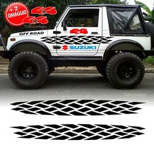 Adesivi fuoristrada gommata compatibile per Suzuki Samurai Santana 4x4 off road