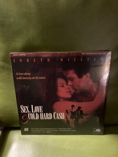 SEX, LOVE  COLD HARD CASH Laserdisc Jobeth Williams, Robert Forster  SEALED 