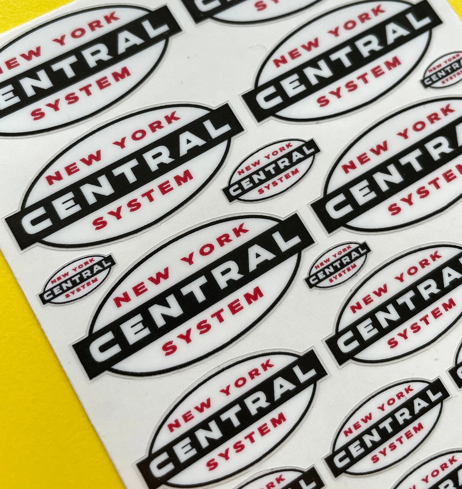 Model Railway New York Central System Box Car logos OO Gauge stickers decals - Image 2 of 2