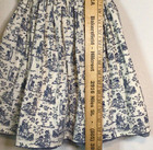 Maggie & Zoe Layered Tiered Summer Dress Child Print Blue White Kids Playing 4T — photo 4