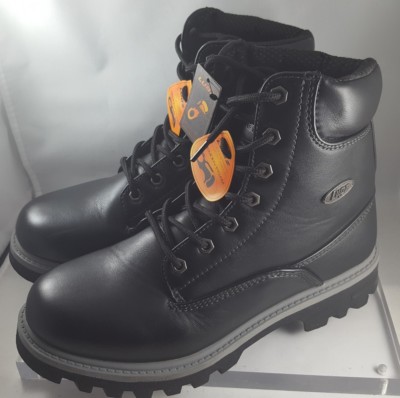 Lugs Mens Hi WR Empire Work Boots Size d Black Charcoal memory