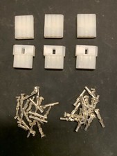 4 Pin Molex Connector Kit, 3 Sets, 14-20 AWG .093 Pins Arcade Pinball