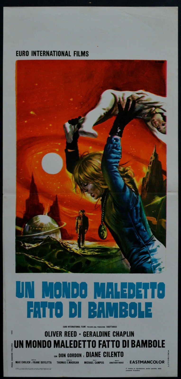 Locandina originale film ZPG, un mondo maledetto fatto di bambole (1972) - Regia di Michael Campus