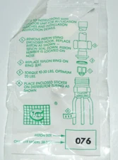 Armstrong Lennox Danfoss HVAC Piston Orifice Kit .076 Orfice Chatleff 38-3103076