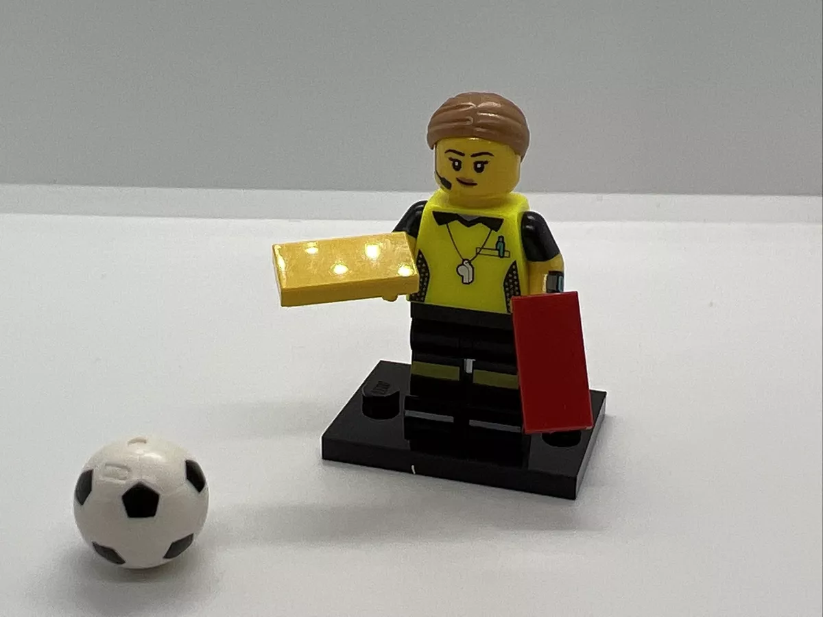 LEGO Football Referee Minifigure Collectible Series 24 71037 New CMF Lot  Soccer