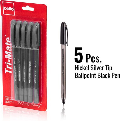 Cello Ballpoint Pens, Smooth Writing Action - Medium Point (1.0mm)Black,Blue,Red - Picture 9 of 20