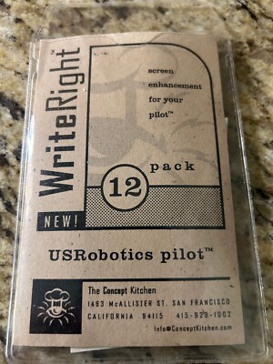 VINTAGE USRobotics Pilot 10 Screen Protectors Overlay for Palm PDA Handheld RARE