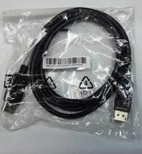 DISPLAY PORT CABLES - MALE TO MALE - LOTS OF 5 - NEW