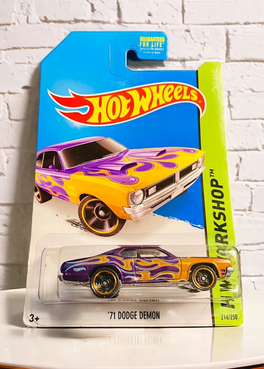 Hot Wheels '71 Dodge Demon Purple Toy Car 216/250 2014 | eBay