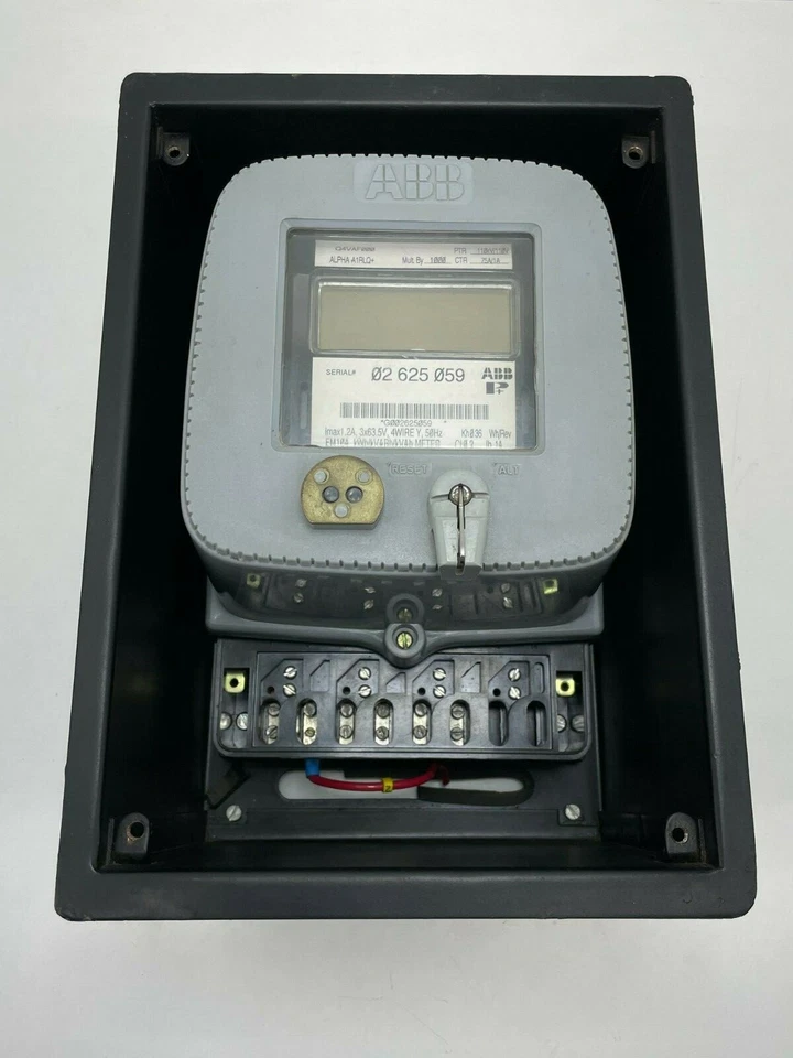 ABB 3PH-4W ALPHA A1RLQ+ Electronic Energy Watt Hours Meter Panel Mount - Image 2 of 4