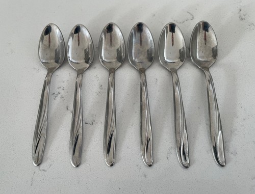 6 x Reliance Edelstahl 11 cm Kaffeelöffel Swirl Patt Sm Teelöffel Besteck